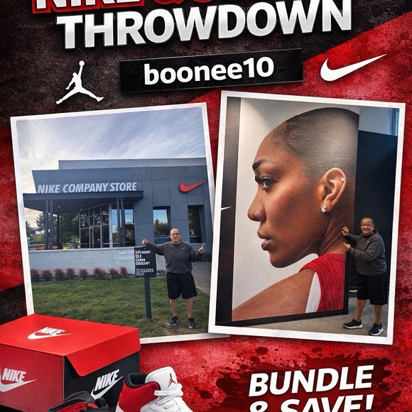 Nike Other - Nike Red, Black and White Promotional Poster Collage